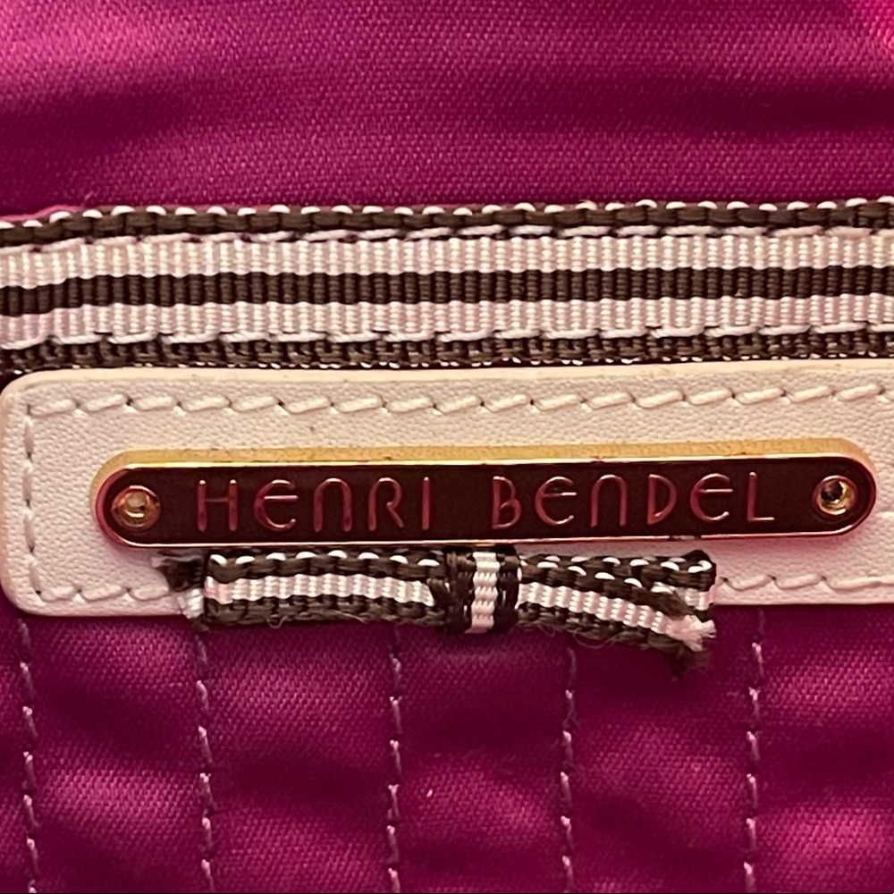 Henri Bendel Black Python Textured Leather Conver… - image 6